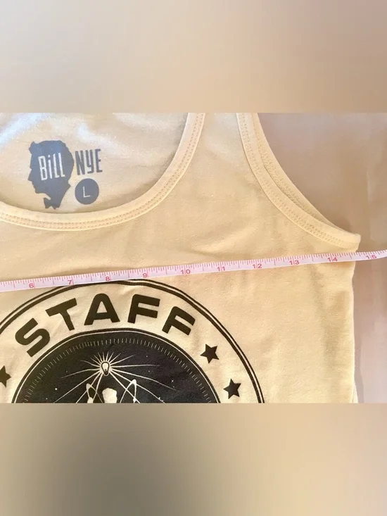 💋3 for $50
Bill Nye Yellow 'Staff Nye Labs' Graphic Tank Top - Sz L (Women) NWOT - Picture 7 of 7
